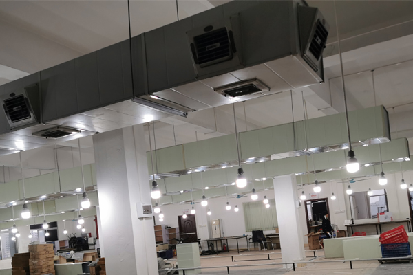 夏季粉塵多的化工車間怎么通風降溫？