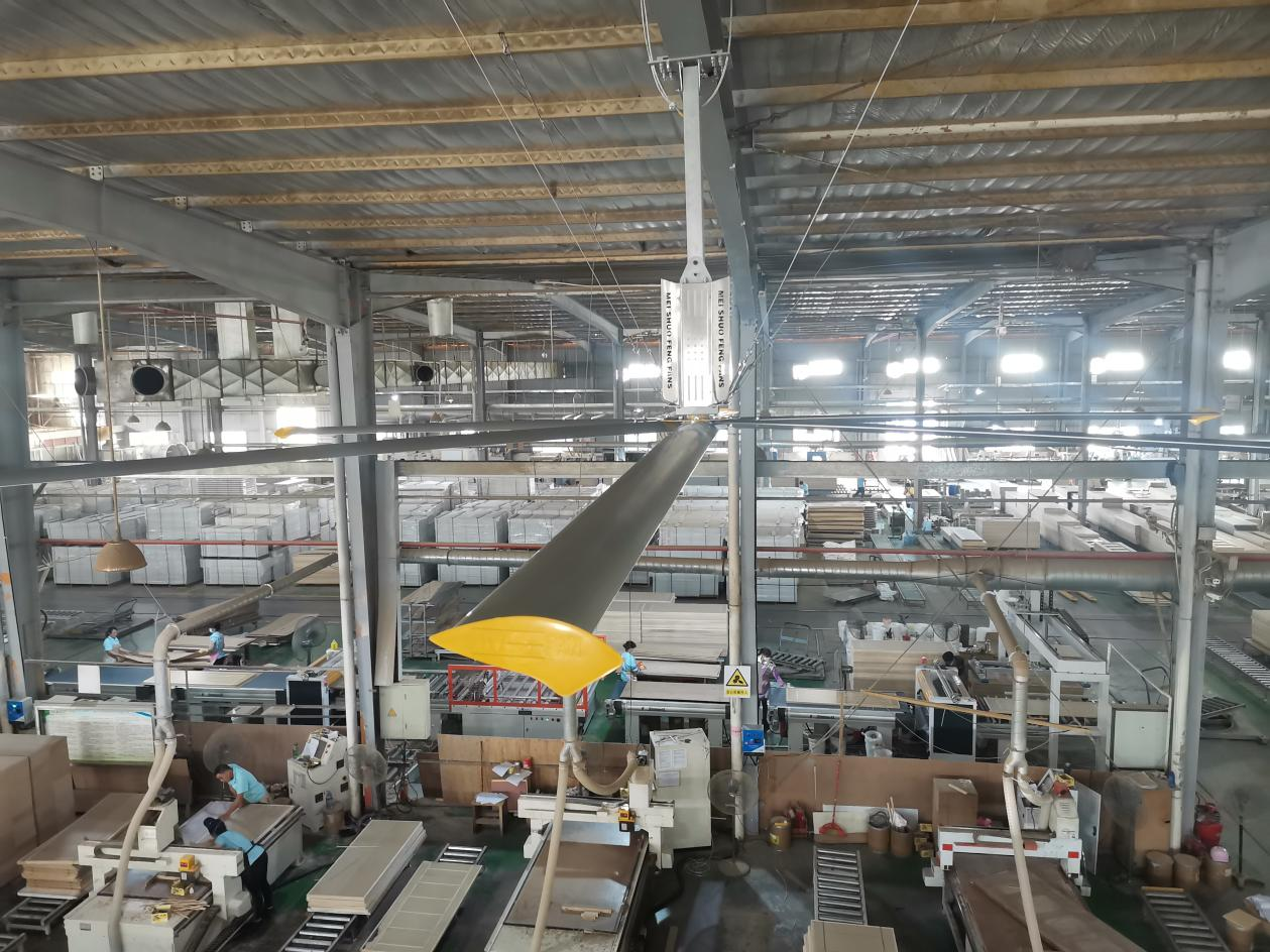 美碩風大型工業大吊扇合適安裝在哪些場所？