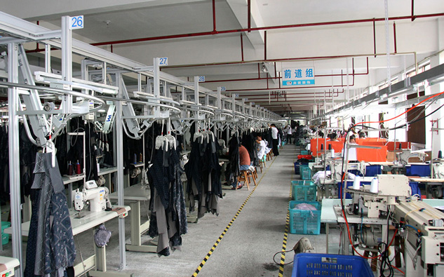 美碩風_解決方案_服裝/紡織車間