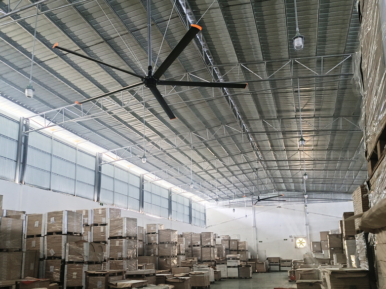 廣州市某紙制品車間通風降溫項目案例